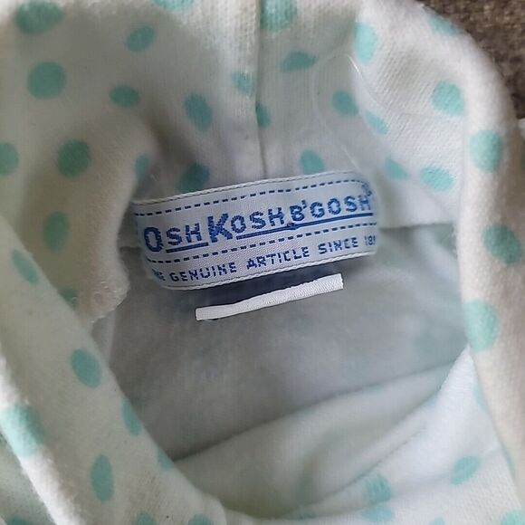 Vtg Osh Kosh Bgosh Snowman Courderoy Overalls Matching Turtleneck Snowball Feet - Picture 5 of 14